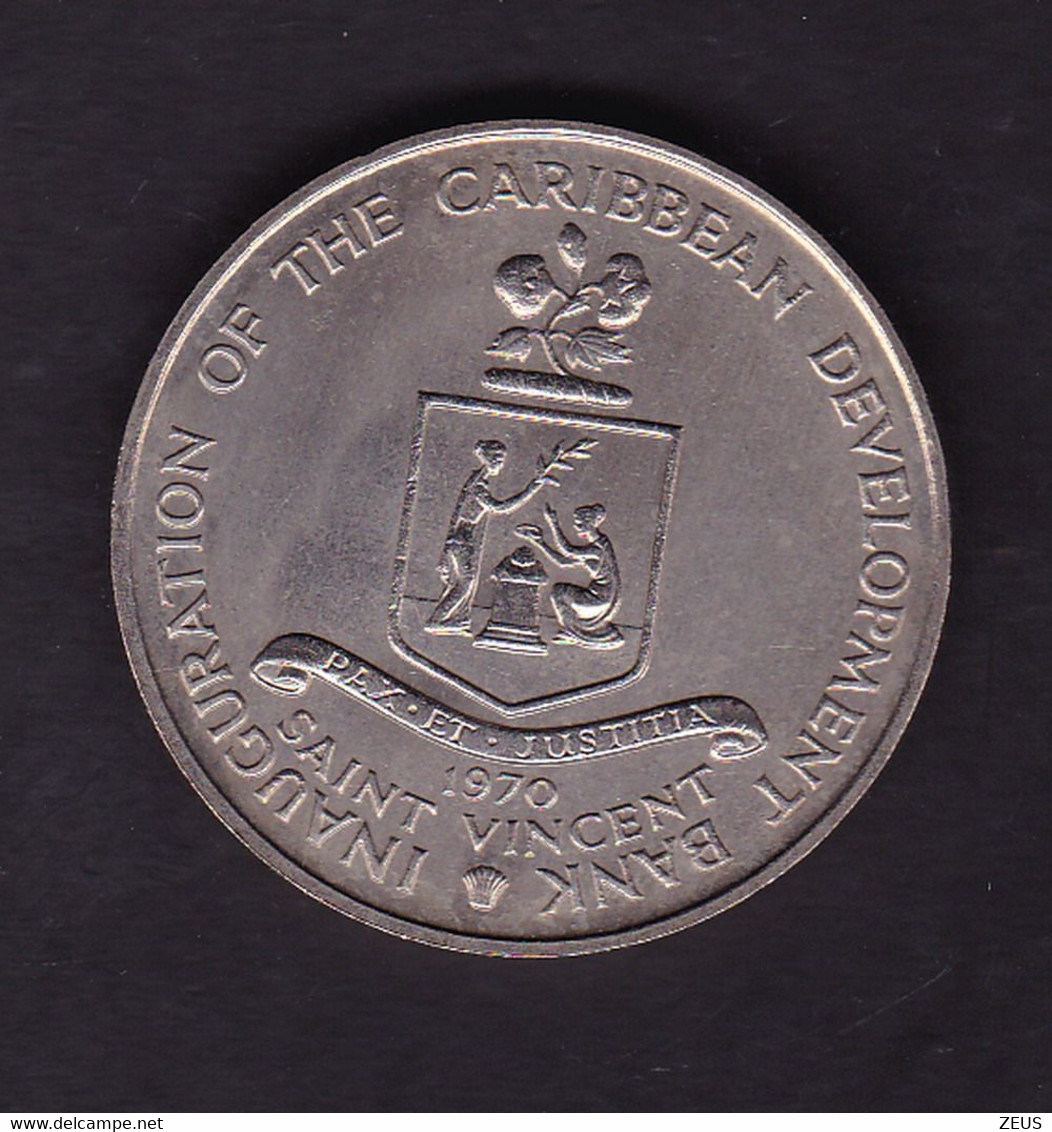 Saint Vincent: 4 DollarS 1970 " KM 13 F. A. O. " - British Caribbean Territories