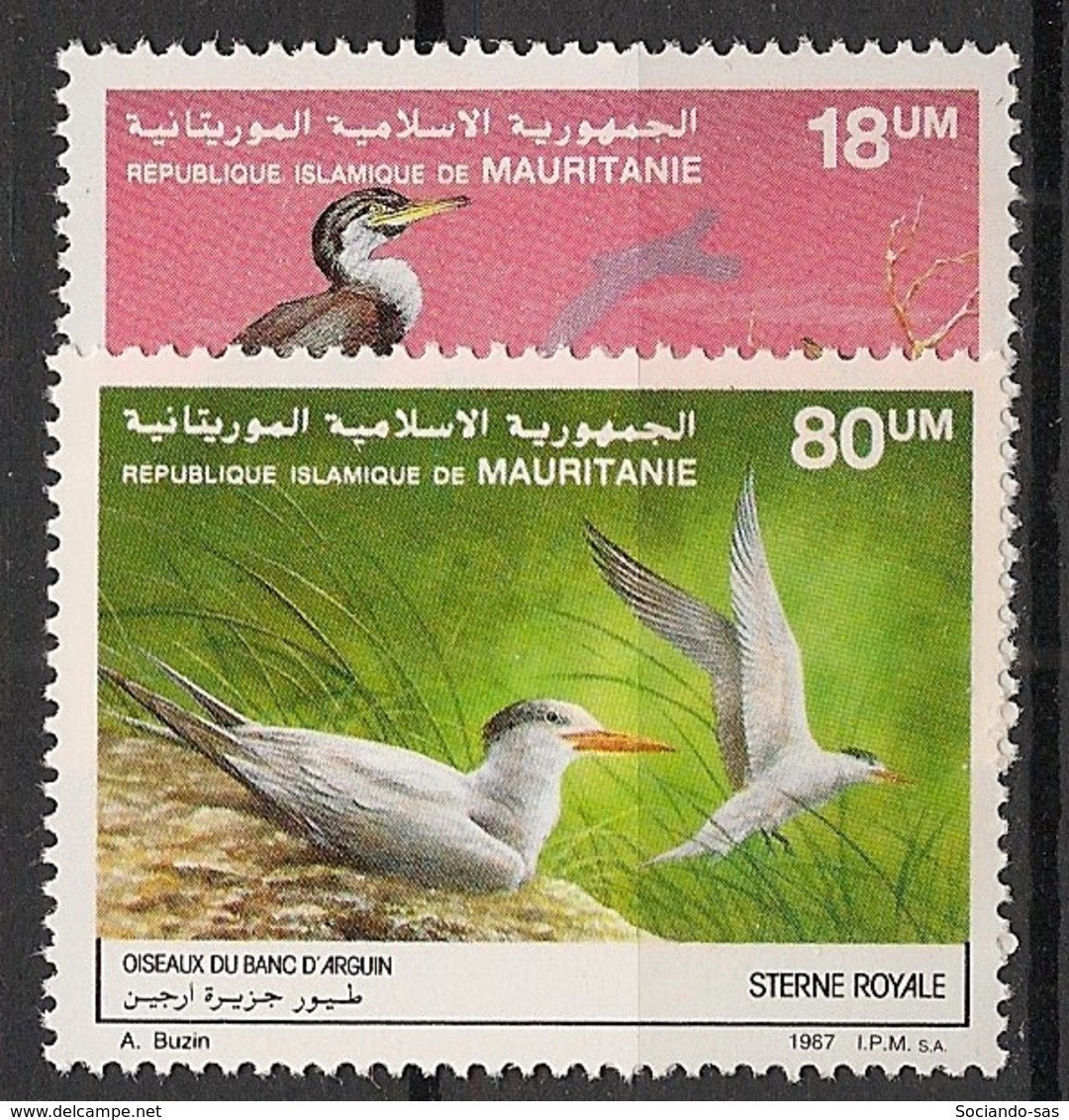 MAURITANIE - 1988 - N°Yv. 605 à 606 - Oiseaux - Neuf Luxe ** / MNH / Postfrisch - Mauritanie (1960-...)