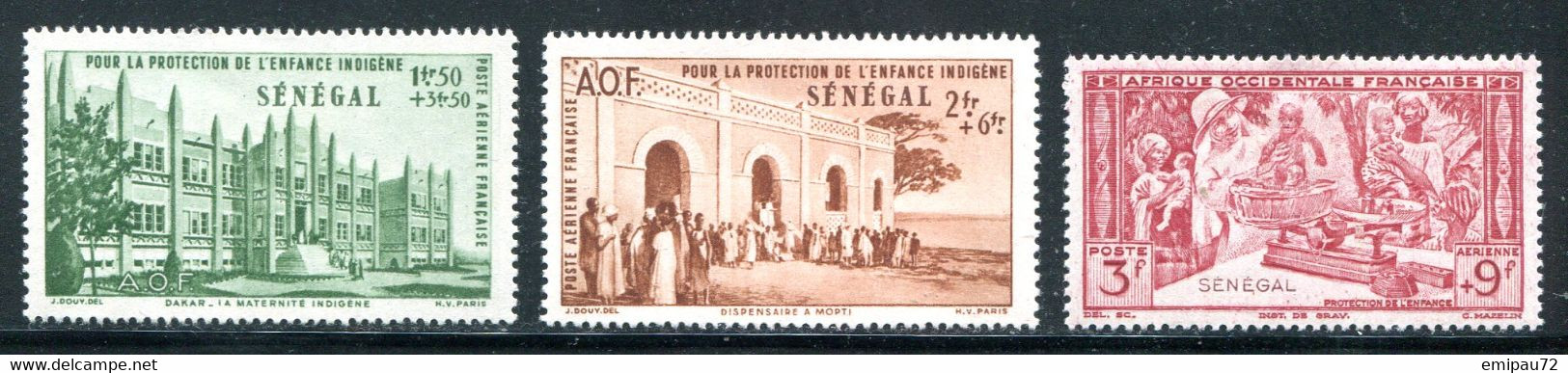 SENEGAL- P.A Y&T N°18 à 20- Neufs Avec Charnière * - Poste Aérienne