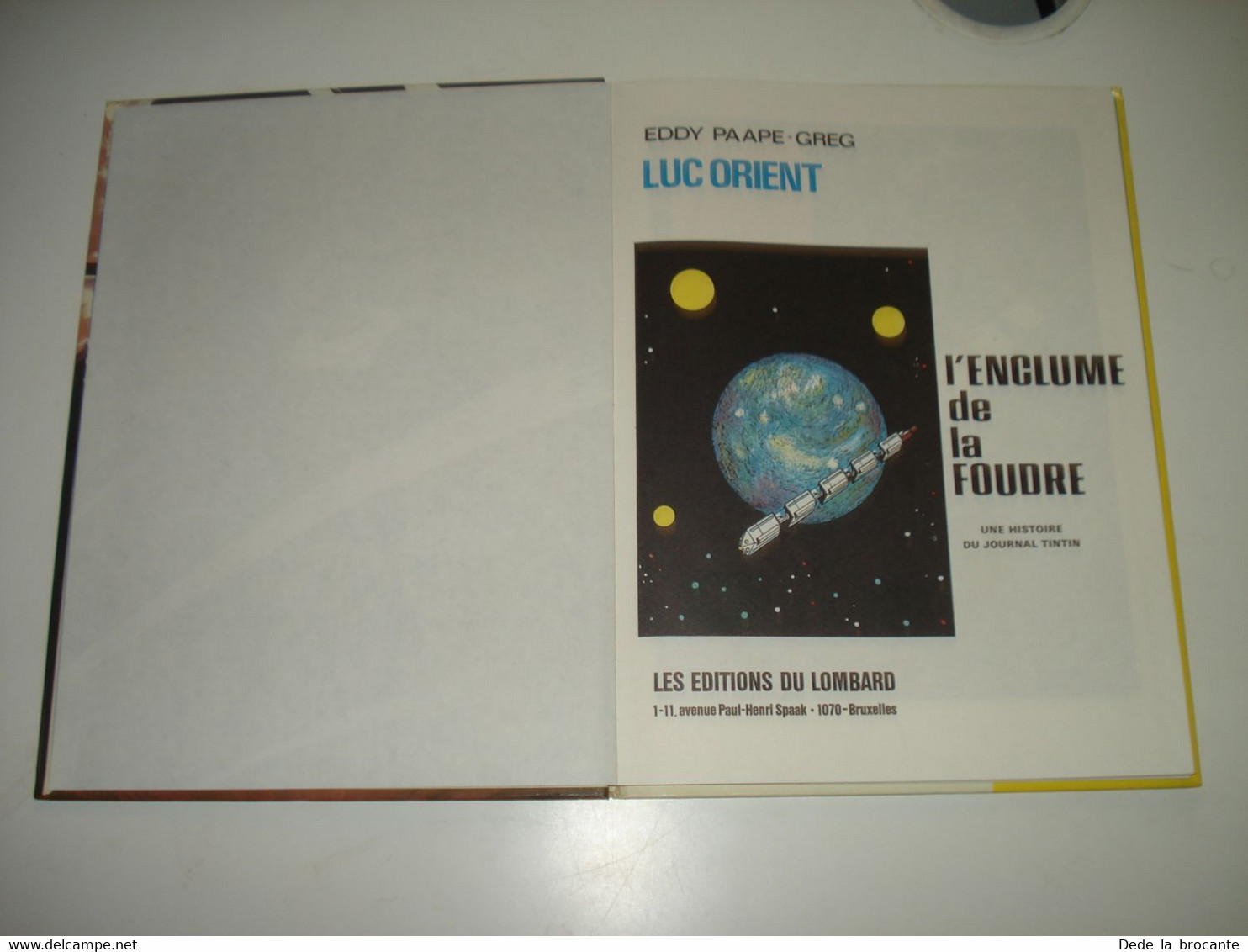 C43 ( 2 ) / Luc Orient 13 " L'enclume De La Foudre " - EO De 1978 - Proche Du Neuf - Luc Orient