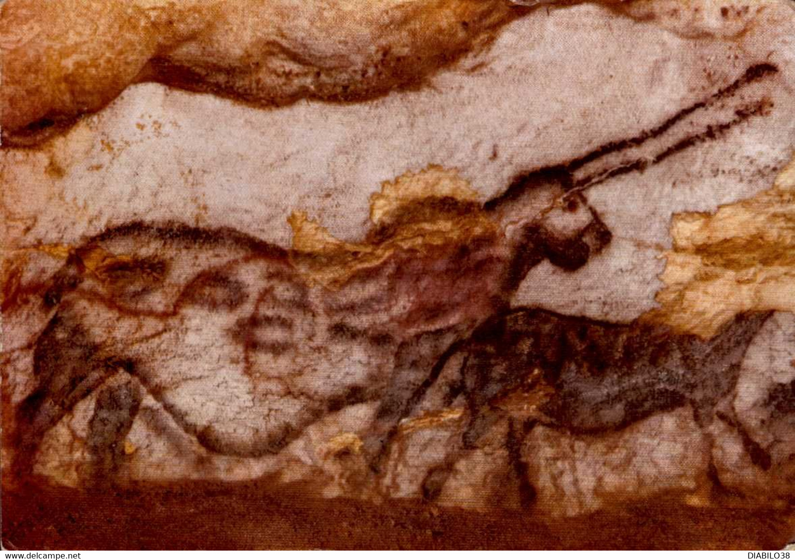 MONTIGNAC-SUR-VEZERE      ( DORDOGNE )   GROTTE DE LASCAUX . ANIMAL FANTASTIQUE DIT  " LA LICORNE " - Montignac-sur-Vézère