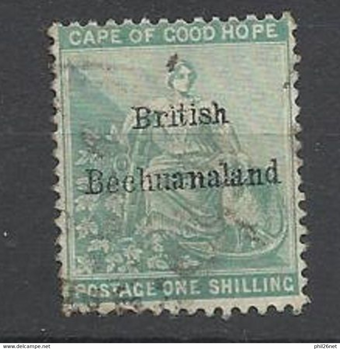 UK  Bechuanaland Rare   N° 6  Oblitéré    B/TB     Voir Scans   Soldes ! ! ! - 1885-1895 Kolonie Van De Kroon