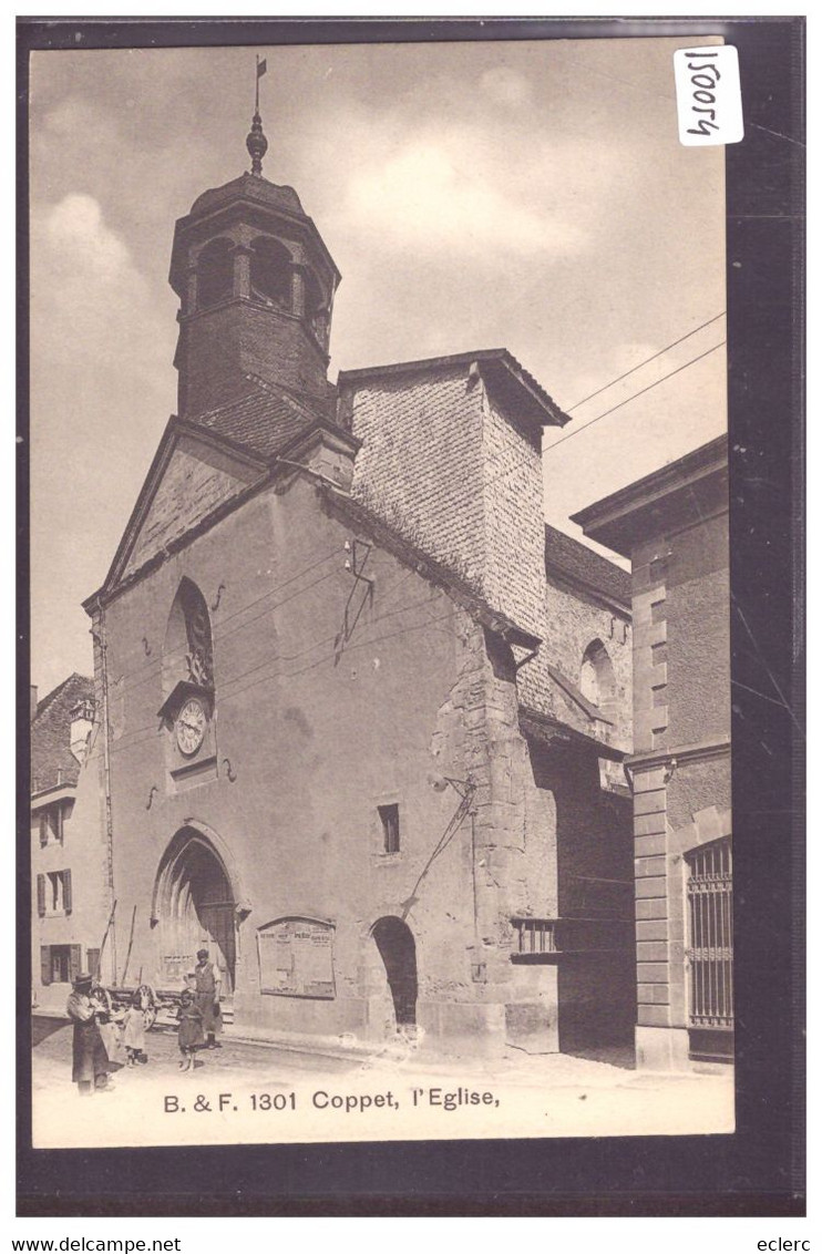 DISTRICT DE NYON - COPPET - L'EGLISE - TB - Coppet