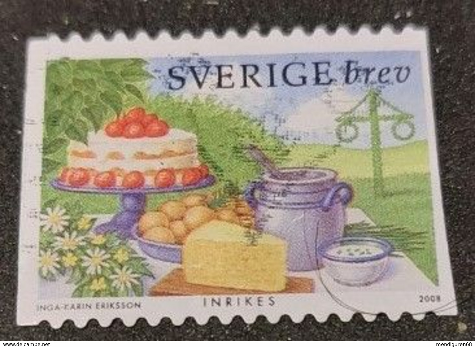 SCHWEDEN SUÈDESWEDEN SUECIA SVERIGE 2008 SVERIGE SUECIA SWEDEN SUMMER GASTRONOMY USED MI 2646 SN 2591A YT 2628 SG 2561 - Oblitérés