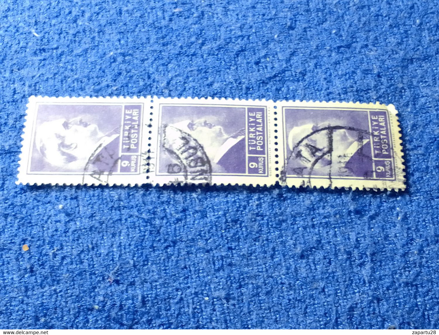 TÜRKİYE- 1942-     9K  PRESİDENT İNÖNÜ DAMGALI - Used Stamps