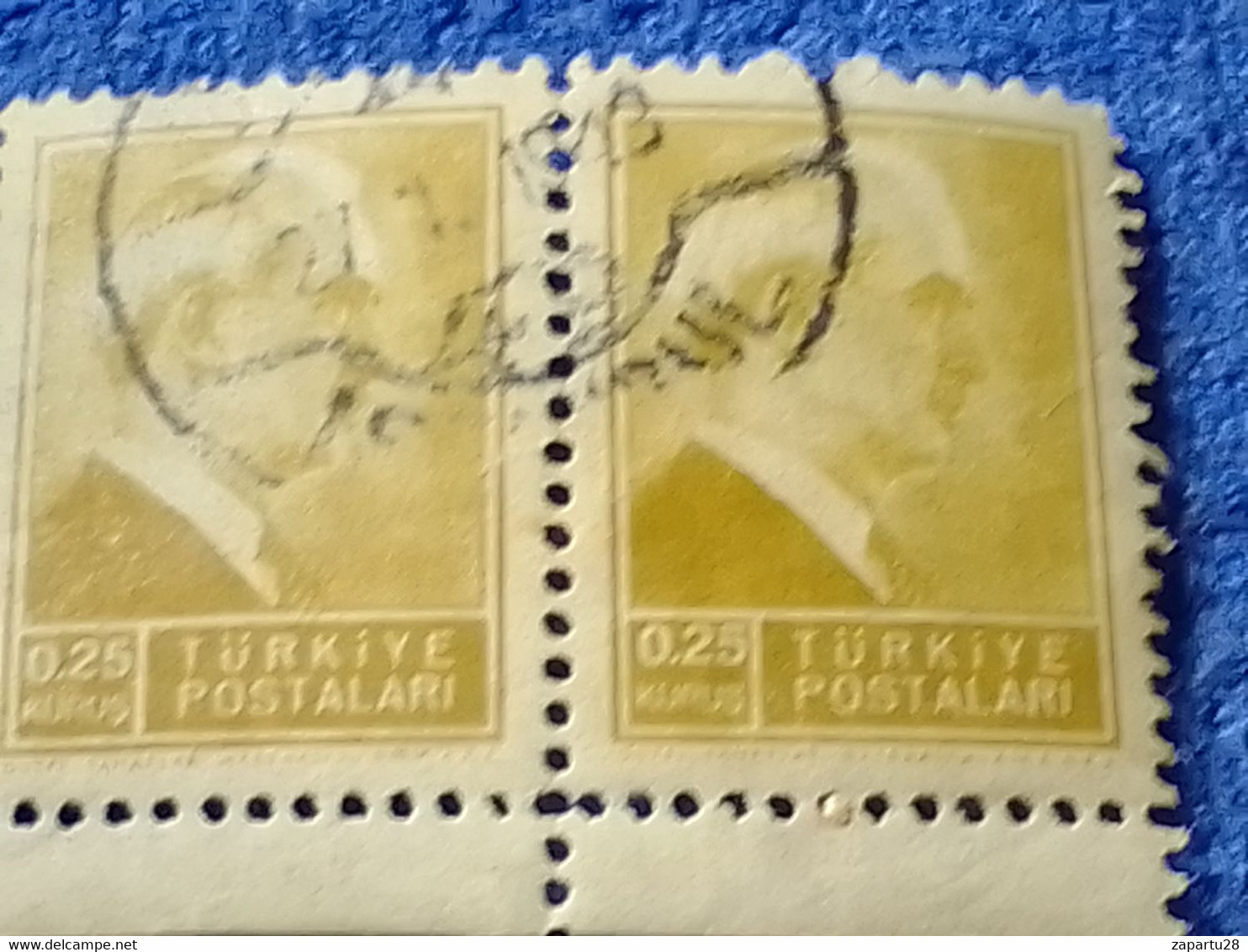 TÜRKİYE- 1942-     0.25KURUŞ  PRESİDENT İNÖNÜ DAMGALI - Used Stamps