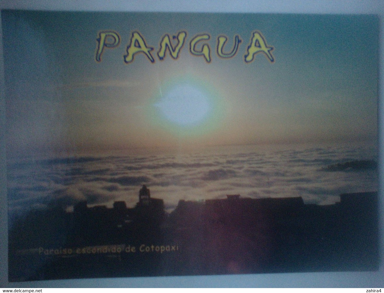 Pangua Vues Ciel Nuage & Couché De Soleil Paraiso Escondido De Cotopaxi Carte Fiche ? - Diseno E Imp Grupo Uno Latacunga - Equateur