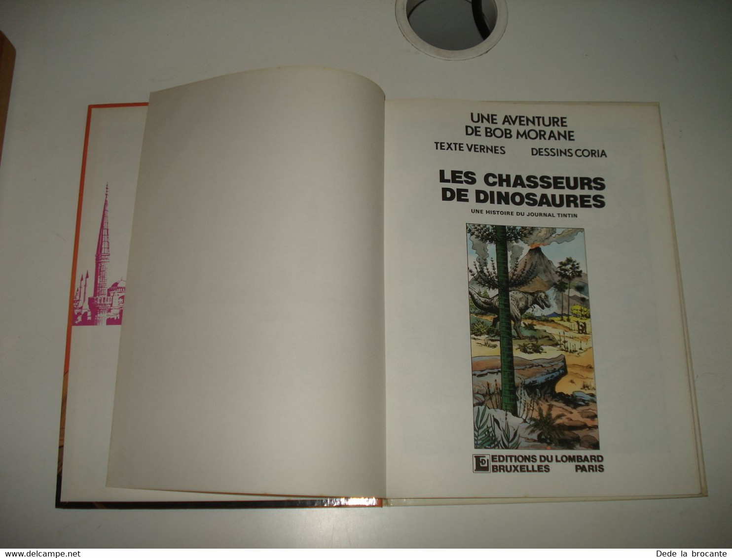 C46  / Bob Morane  " Les Chasseurs De Dinosaures " - EO 1984 - Comme Neuf - Bob Morane