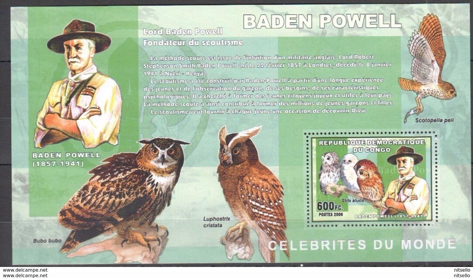 HB FAUNA  ///  (C105) AVES RAPACES  **MNH - Owls