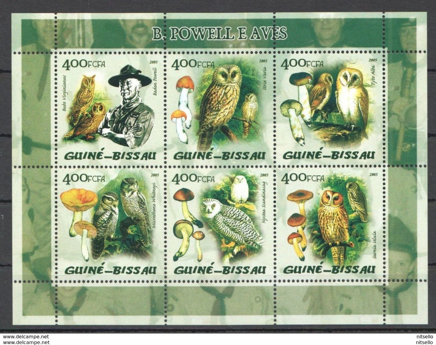 HB FAUNA  ///  (C134) AVES RAPACES  **MNH - Owls