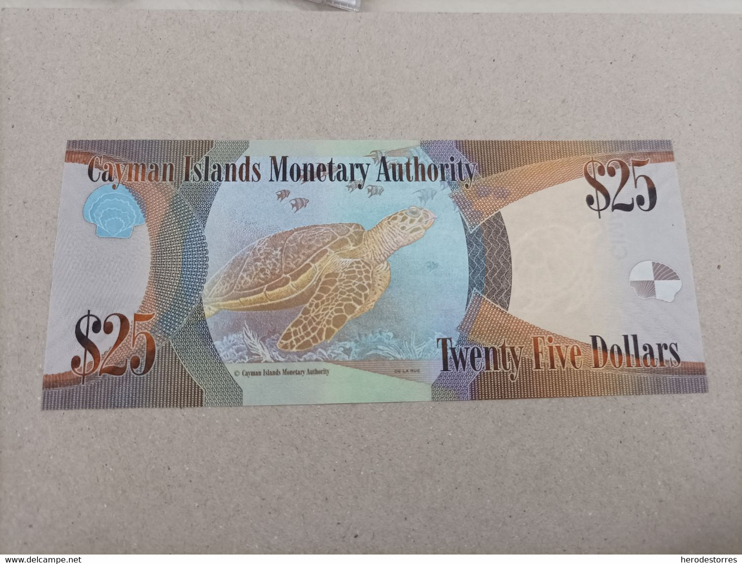 Billete De Las Islas Caimán De 25 Dólares, Año 2010, UNC - Isole Caiman