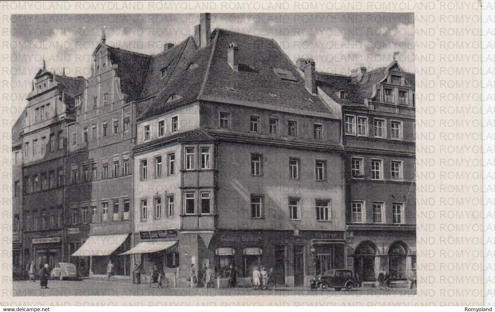 CARTOLINA  TORGAU,SACHSEN,GERMANIA,BURGERHAUSER AM MARKTPLATZ,VIAGGIATA - Torgau