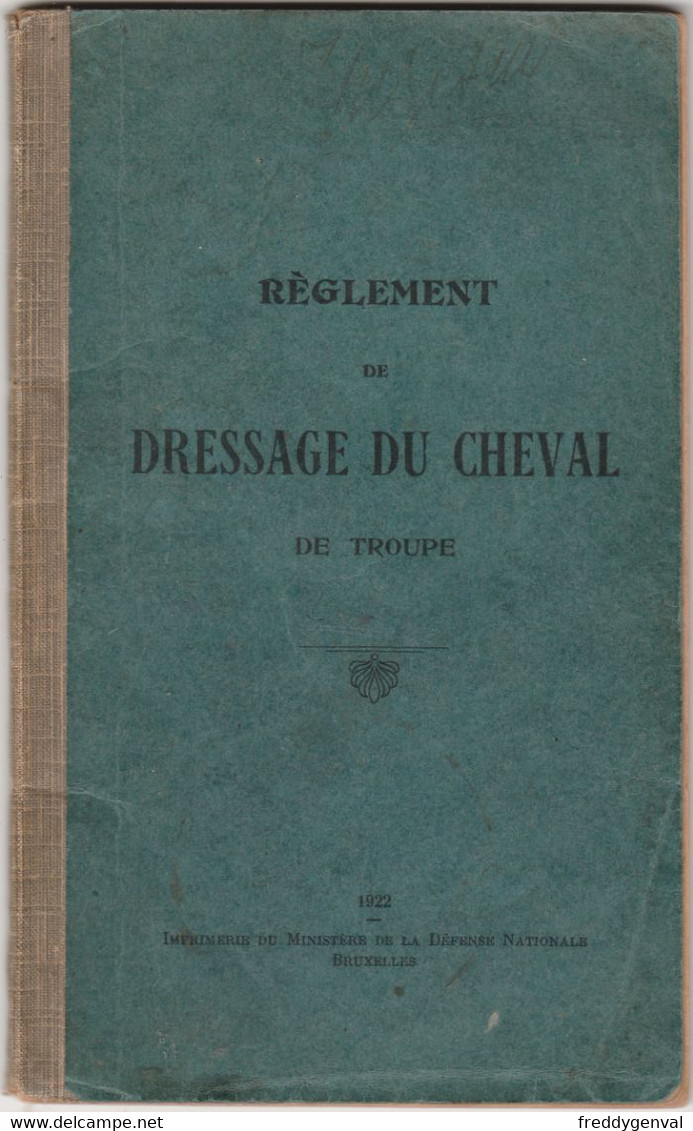 DRESSAGE DU CHEVAL DE TROUPE   REGLEMENT  Plus Lettre - Derecho