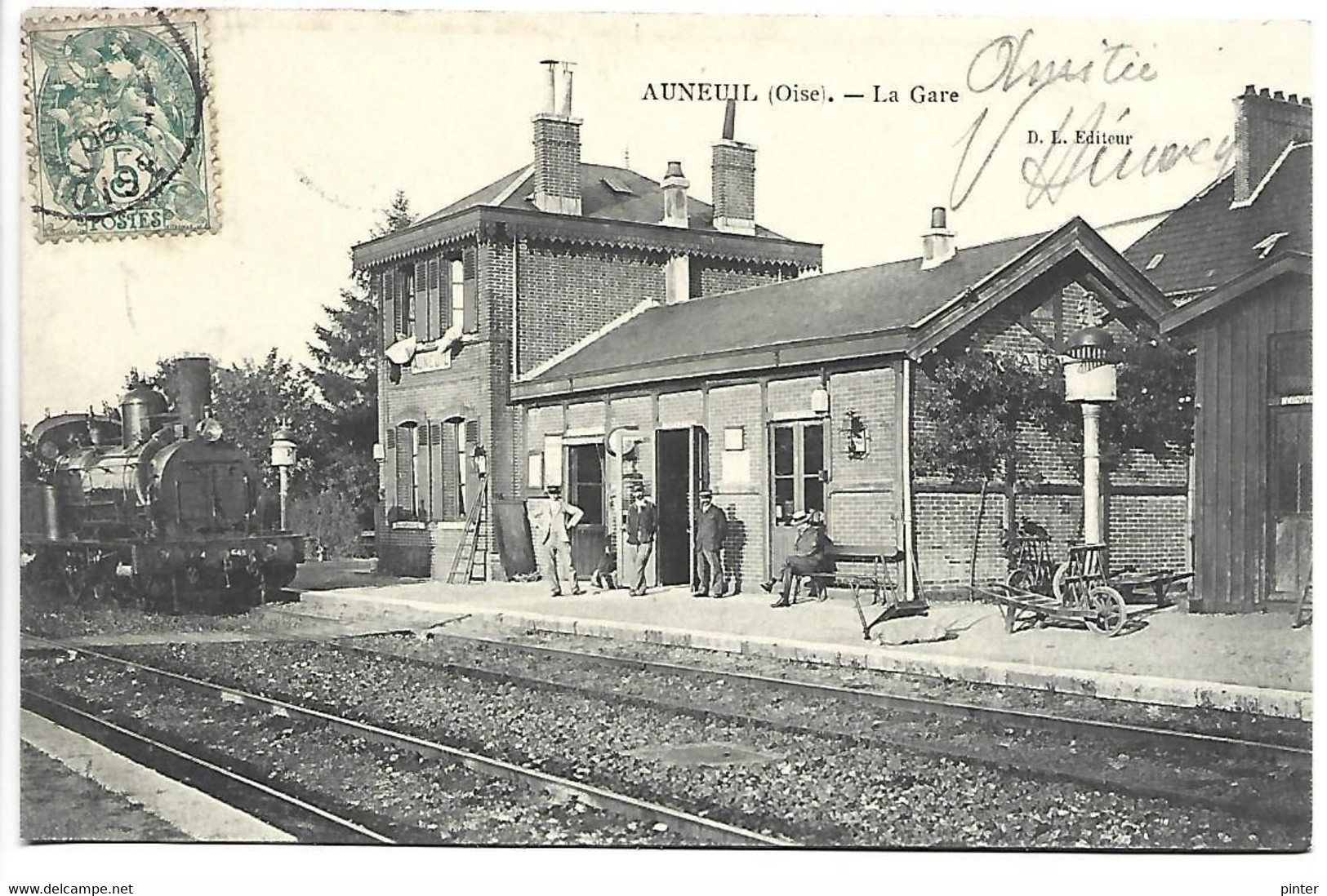 AUNEUIL - La Gare - TRAIN - Auneuil