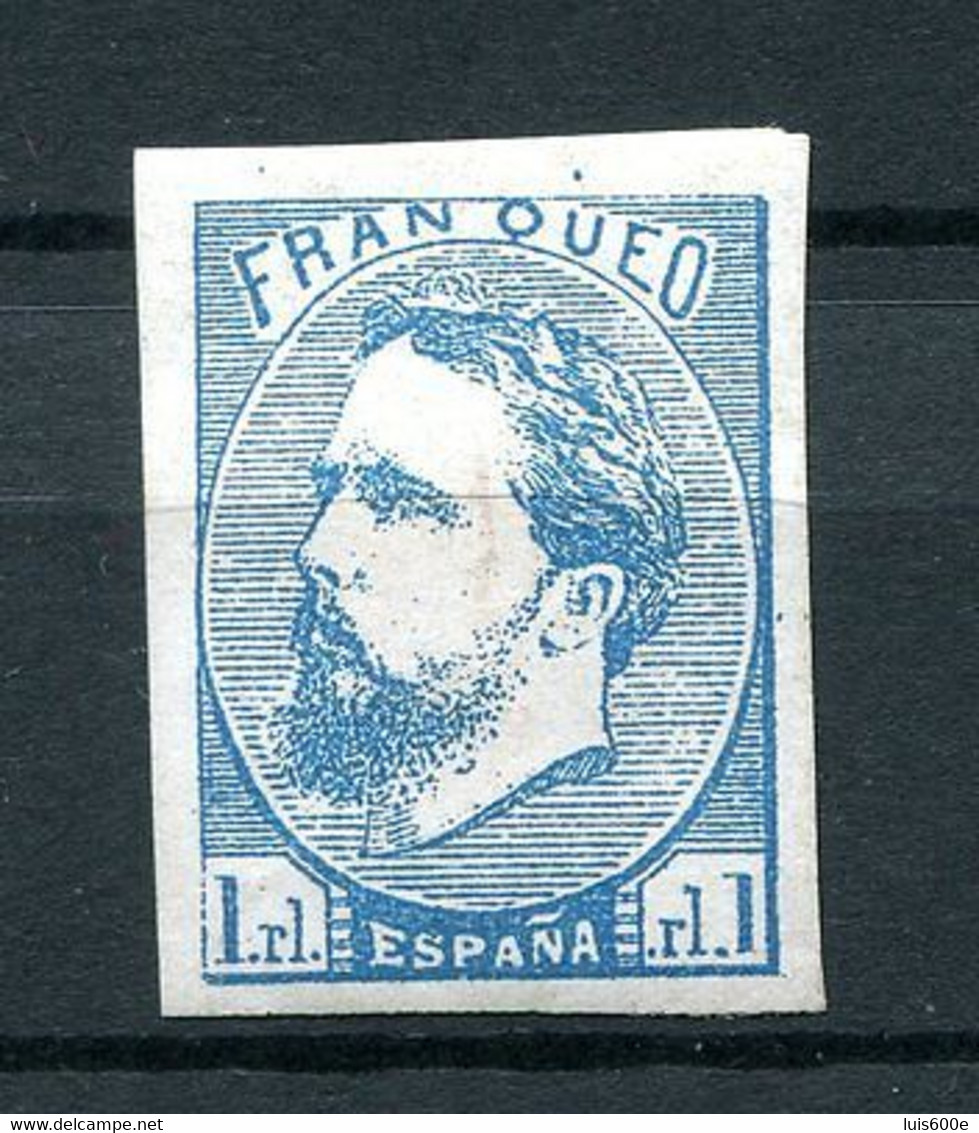 1873.ESPAÑA.EDIFIL 156*.NUEVO CON FIJASELLOS(MH)FIRMADO CAJAL.CATALOGO 700E - Neufs