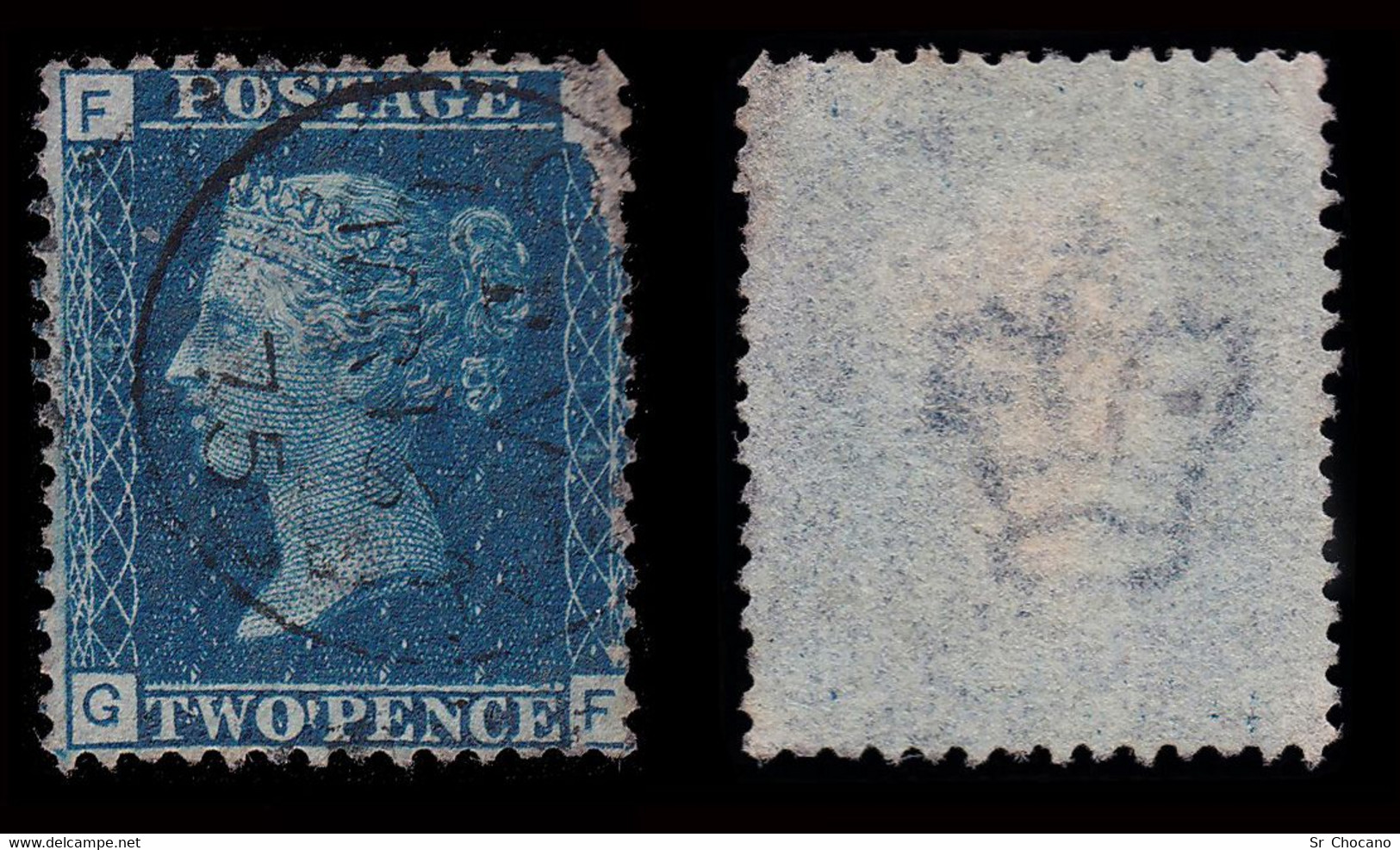 GB.1858-79.Queen Victoria.SG.47.2d.Plate 14.Used. - Used Stamps