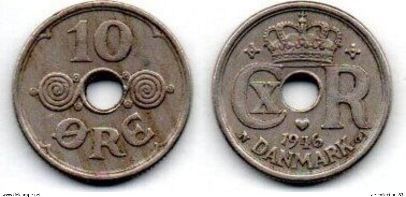 MA 18496 /  Danemark - Denmark - Dänemark 10 Ore 1946 TTB - Danimarca