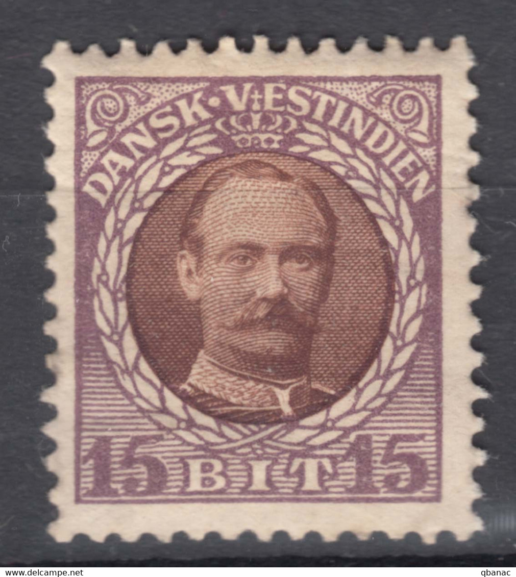 Denmark Danish Antilles (West India) 1907 Mi#43 Mint Hinged - Dänische Antillen (Westindien)