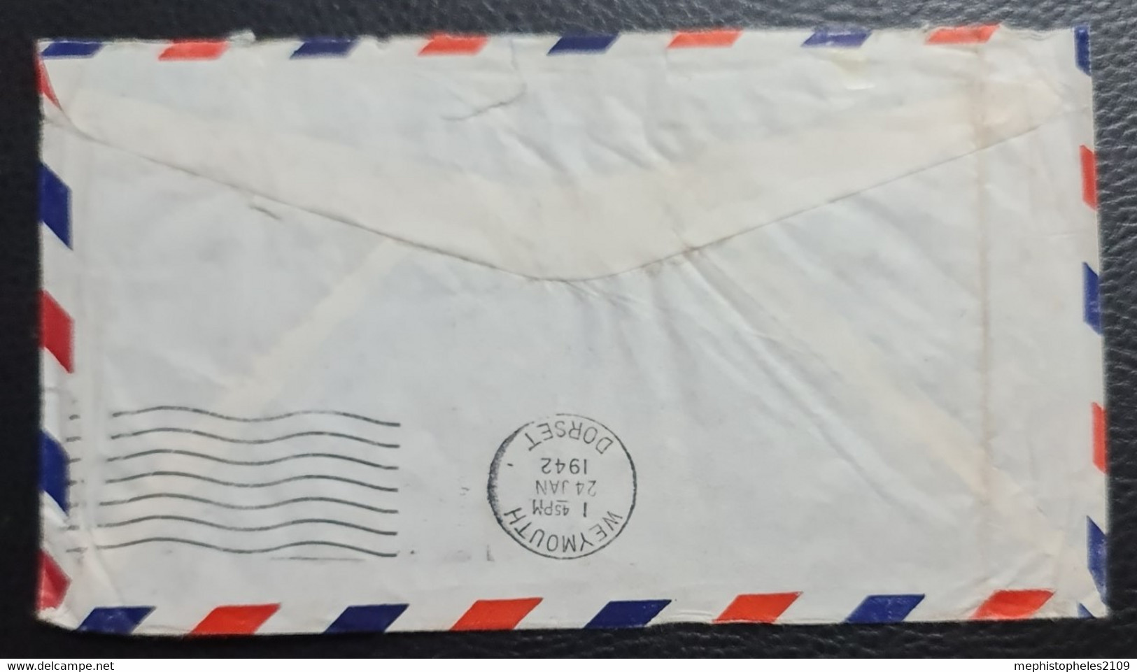 BERMUDA 1942 - Air Mail Letter From Hamilton To Dorset (England) - Bermudes