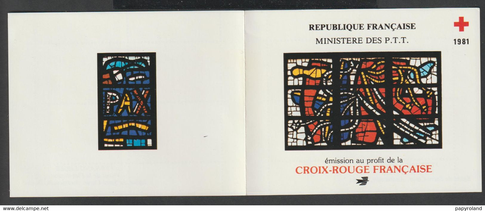 CARNET CROIX ROUGE - N°2030 - 4 Timbres De Chaque (2175 Et 2176) -  1981 - Neuf Sans Charnière - ** - Croix Rouge