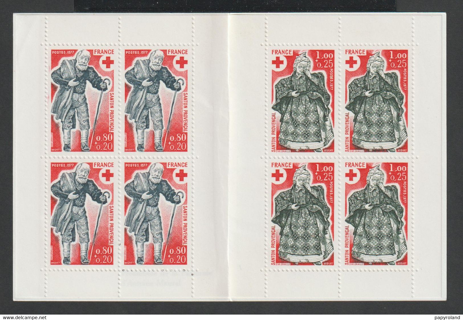 CARNET CROIX ROUGE - N°2026 - 4 Timbres De Chaque (1959 Et 1960) -  1978 - Neuf Sans Charnière - ** - Croix Rouge