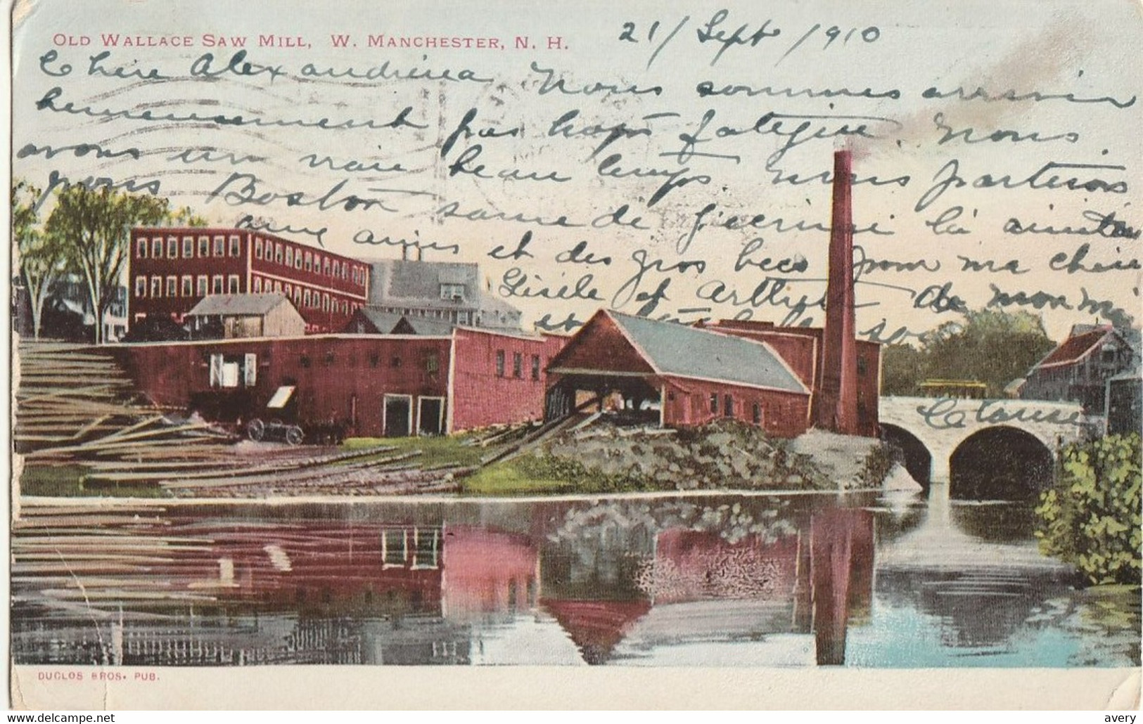 Old Wallace Saw Mill, West Manchester, New Hampshire - Manchester