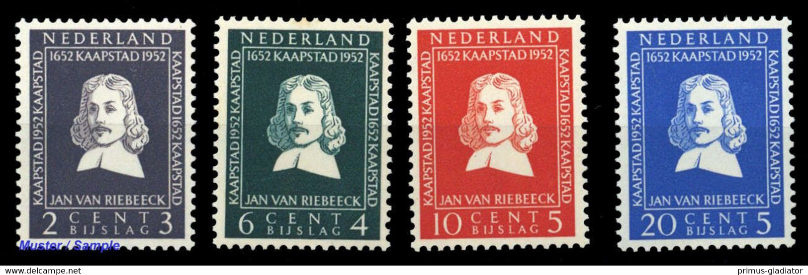 1952, Niederlande, 583-86, ** - Other & Unclassified