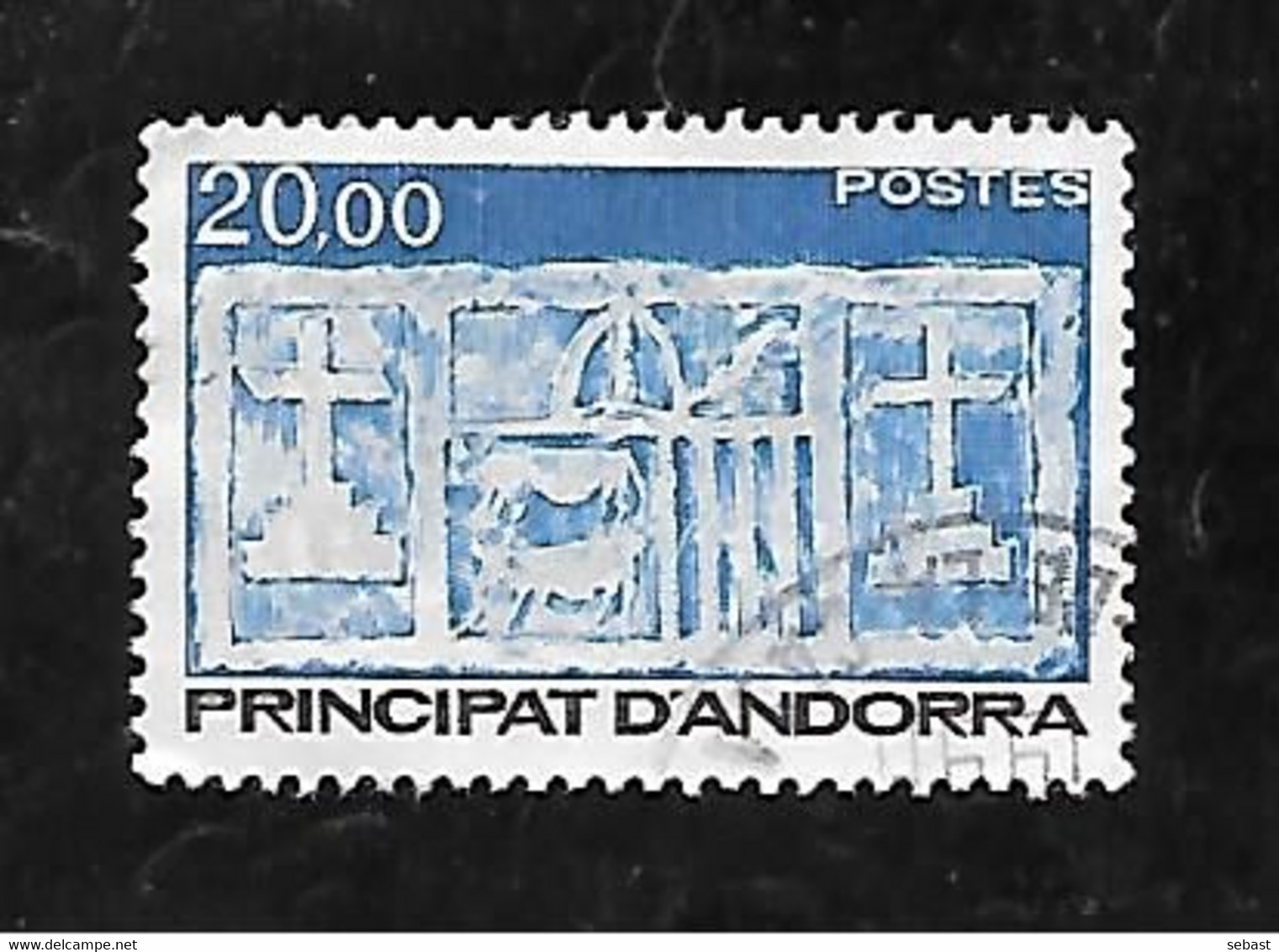 TIMBRE OBLITERE D'ANDORRE DE 1984 N° YVERT 336 - Used Stamps
