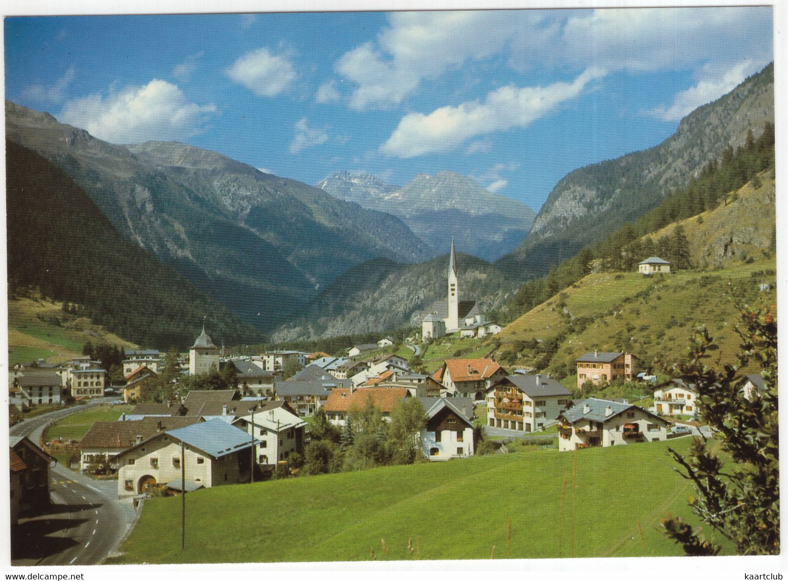 Dorfpartie Aus Zernez Im Unter-Engadin - (Schweiz/Suisse/CH) - Zernez