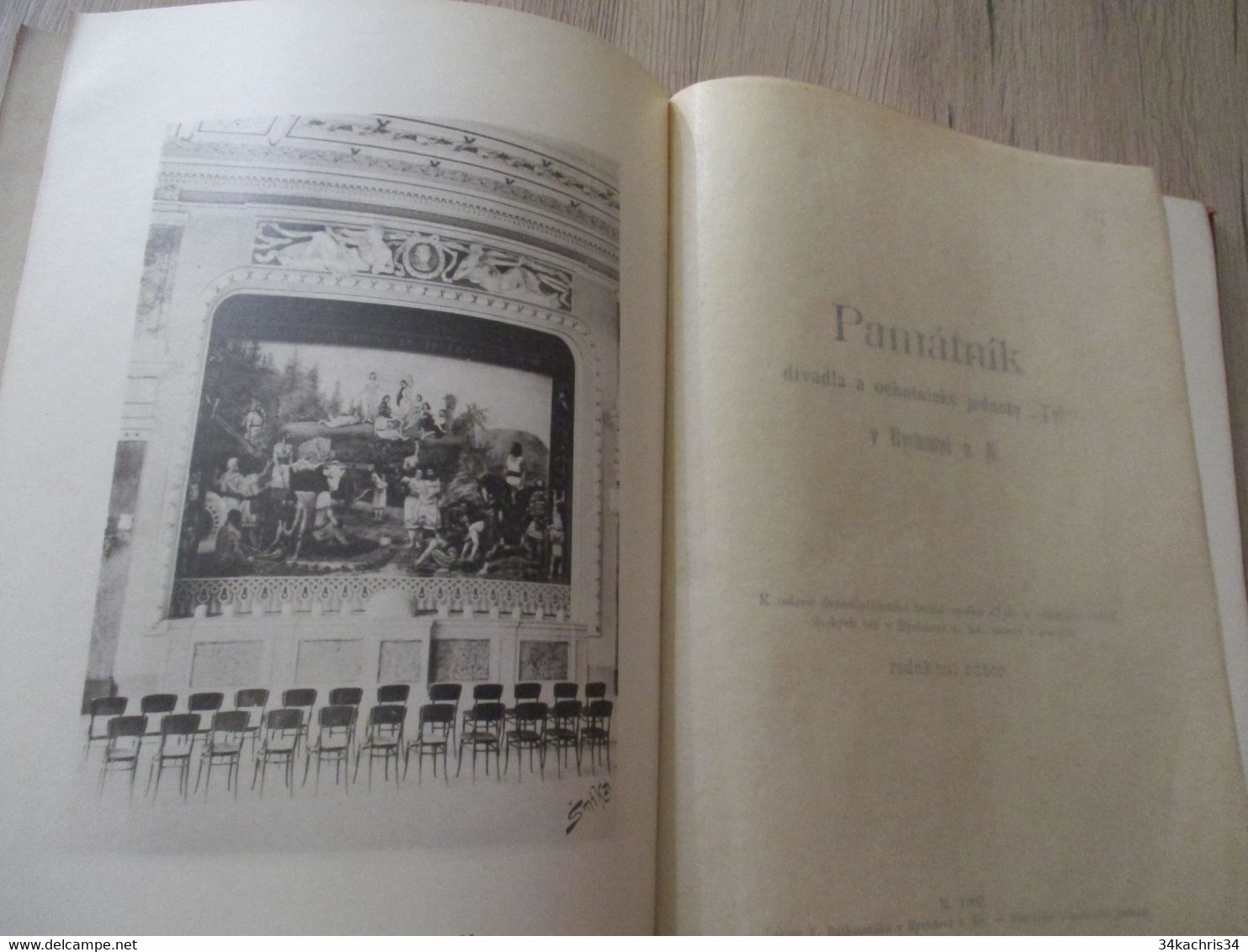 Tchéquie Livre Ancien 1902 Avec Autographes Pamatnik Divadla A Ochotnicke Jednoty Tyl Rychnové N.K. 112 P Bon état - Brocante & Collections