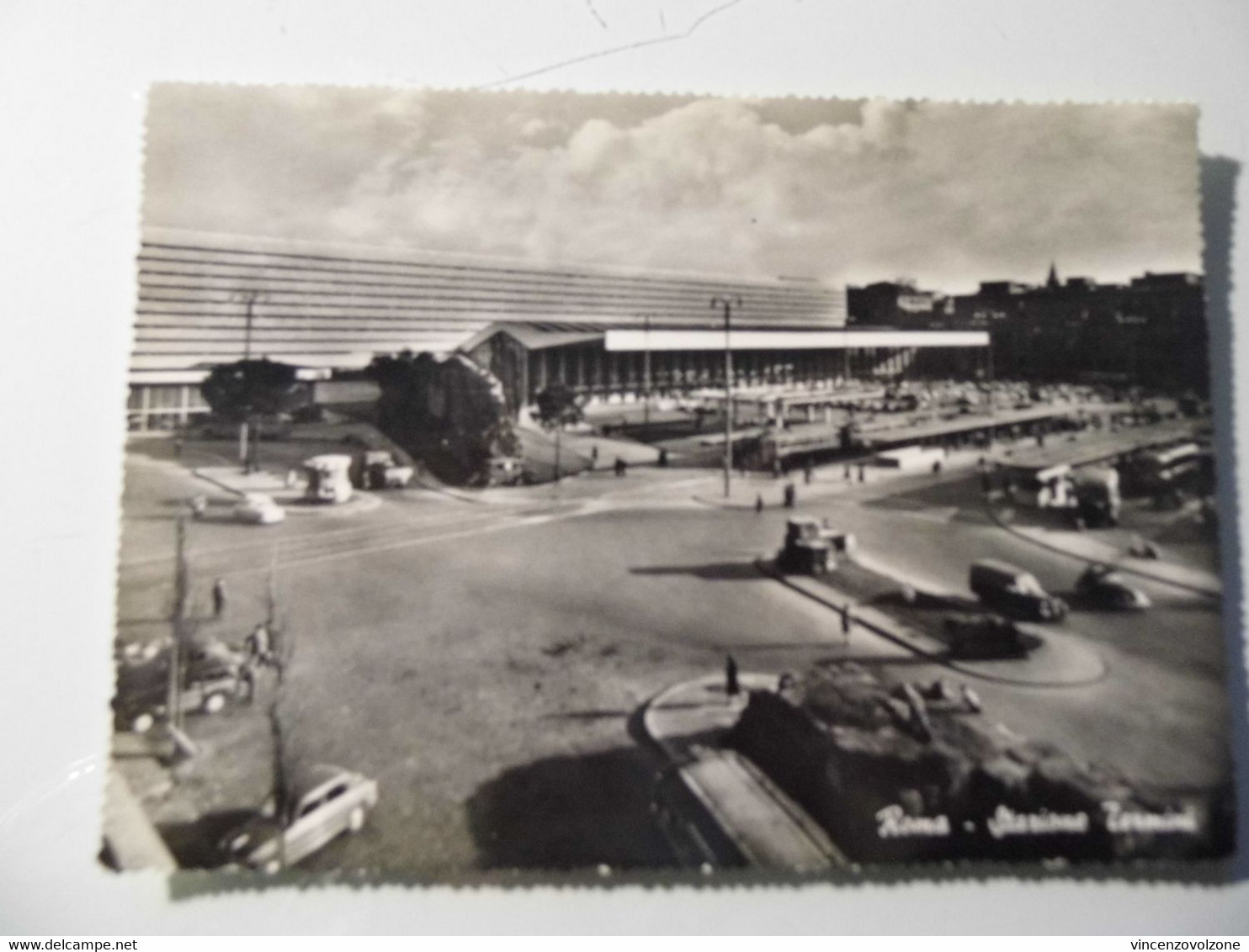 Cartolina Viaggiata "ROMA Stazione Termini" 1959 - Stazione Termini