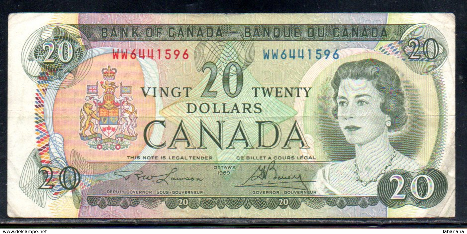 659-Canada 20$ 1969 WW644 - Canada