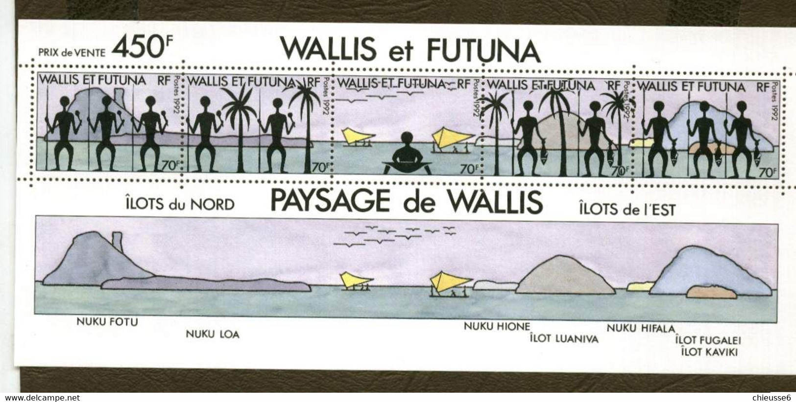 Wallis Et Futuna ** Bloc - 6 - Vues Des Iles - Blocks & Kleinbögen