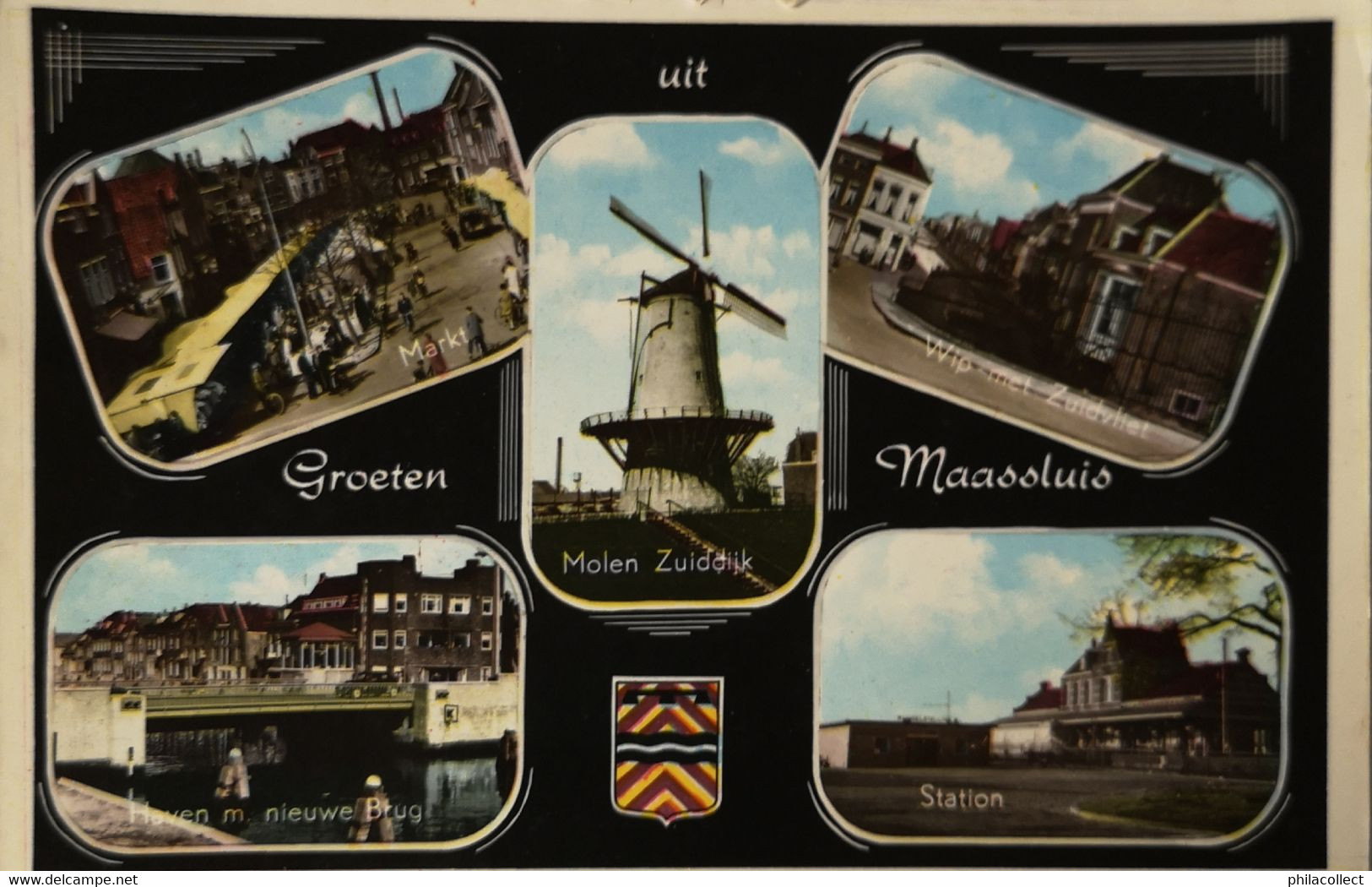 Maassluis // Groeten Uit (kleur) 19?? - Maassluis