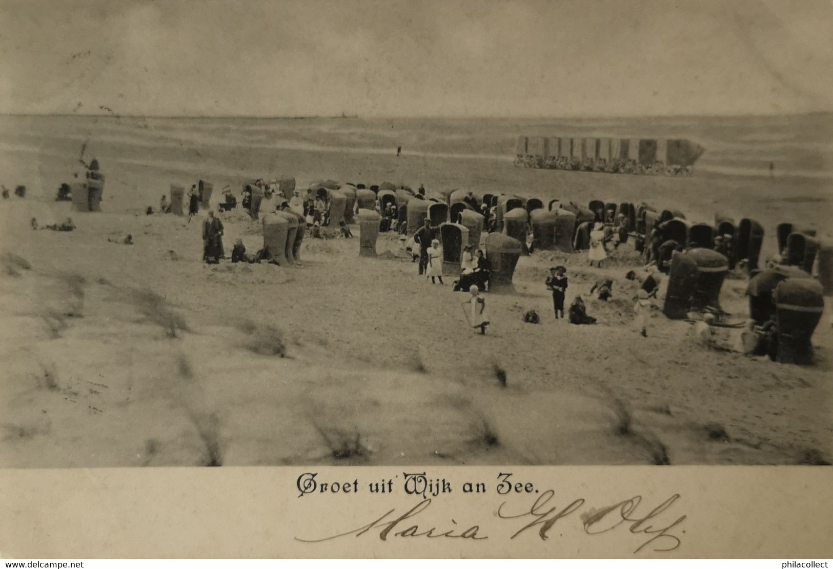 Wijk Aan Zee // Groet Uit (strandzicht) 1903 - Wijk Aan Zee