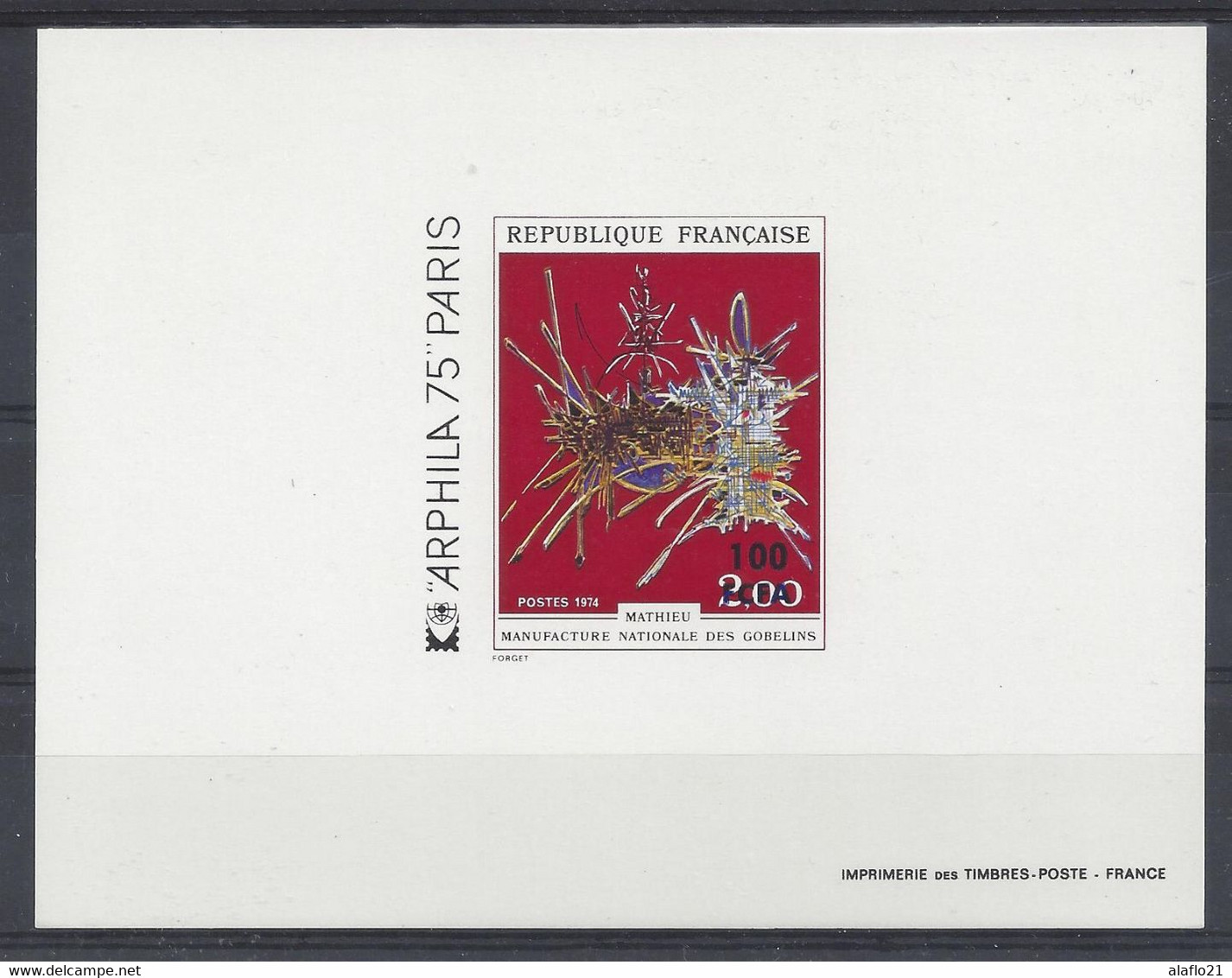 REUNION CFA N° 427 - EPREUVE De LUXE - MATHIEU - ARPHILA 75 - Unused Stamps