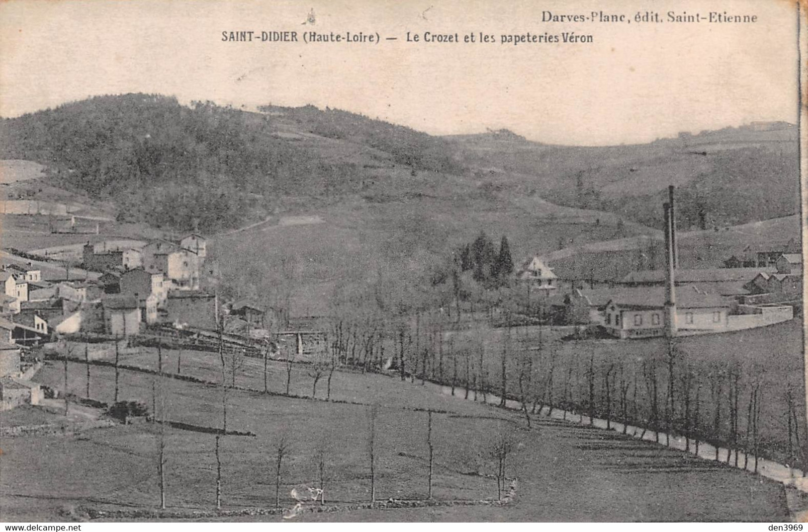 SAINT-DIDIER-en-Velay (Haute-Loire) - Le Crozet Et Les Papeteries Véron - Saint Didier En Velay