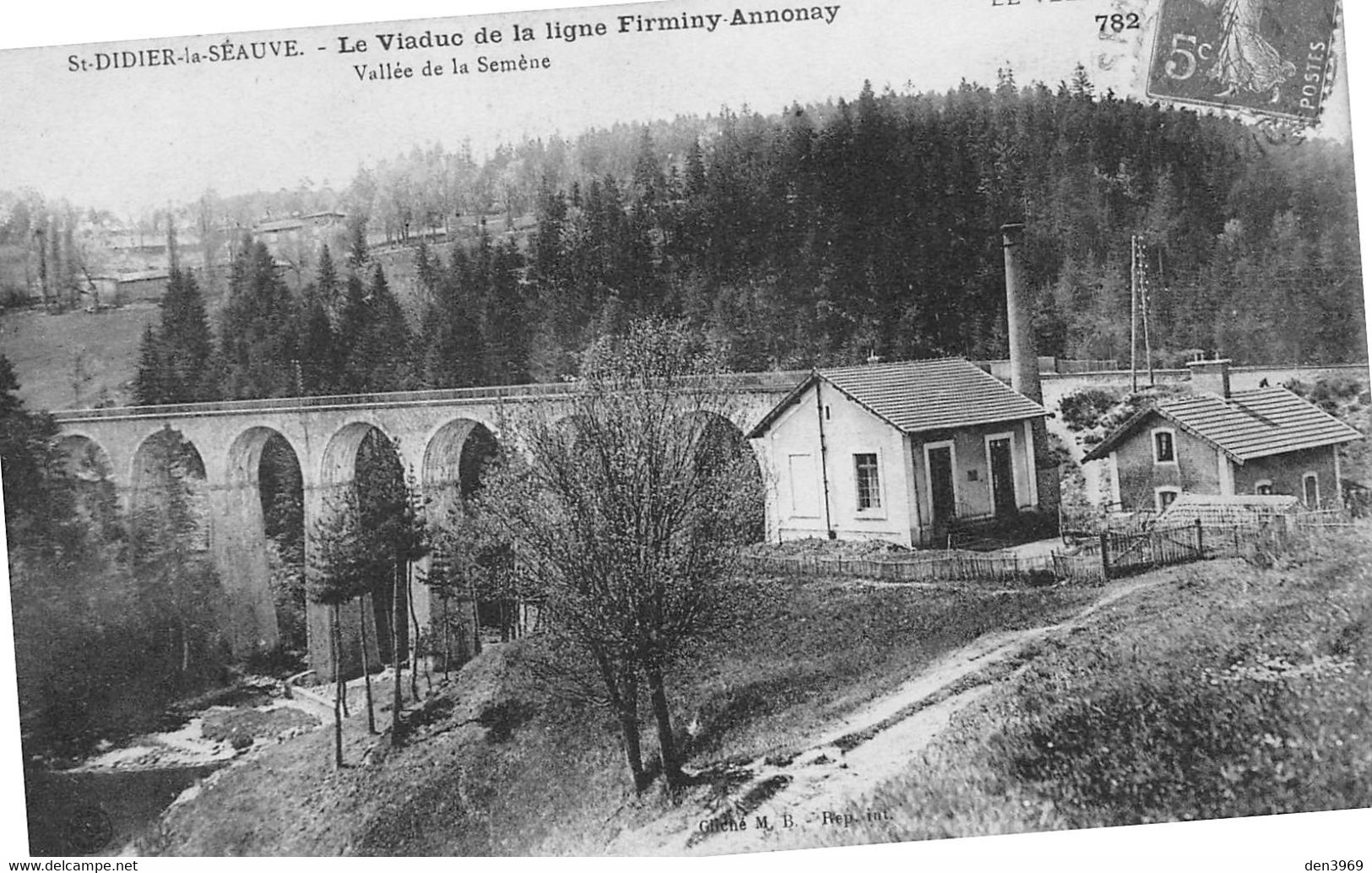 SAINT-DIDIER-la-SEAUVE (Haute-Loire) - Le Viaduc De La Ligne Firminy-Annonay - Saint Didier En Velay