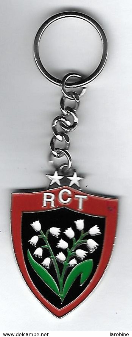 @@ Porte Clés Clefs Quick Rugby Muguet RCT TOULON  (10x3.6) Au Dos Quick @@sp6 - Rugby