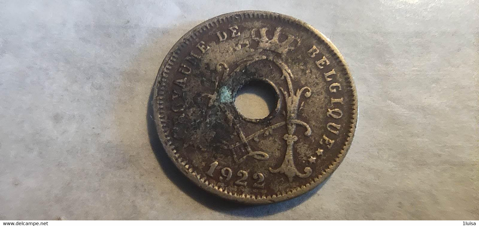 Belgio 5 Cent 1922 - Sammlungen