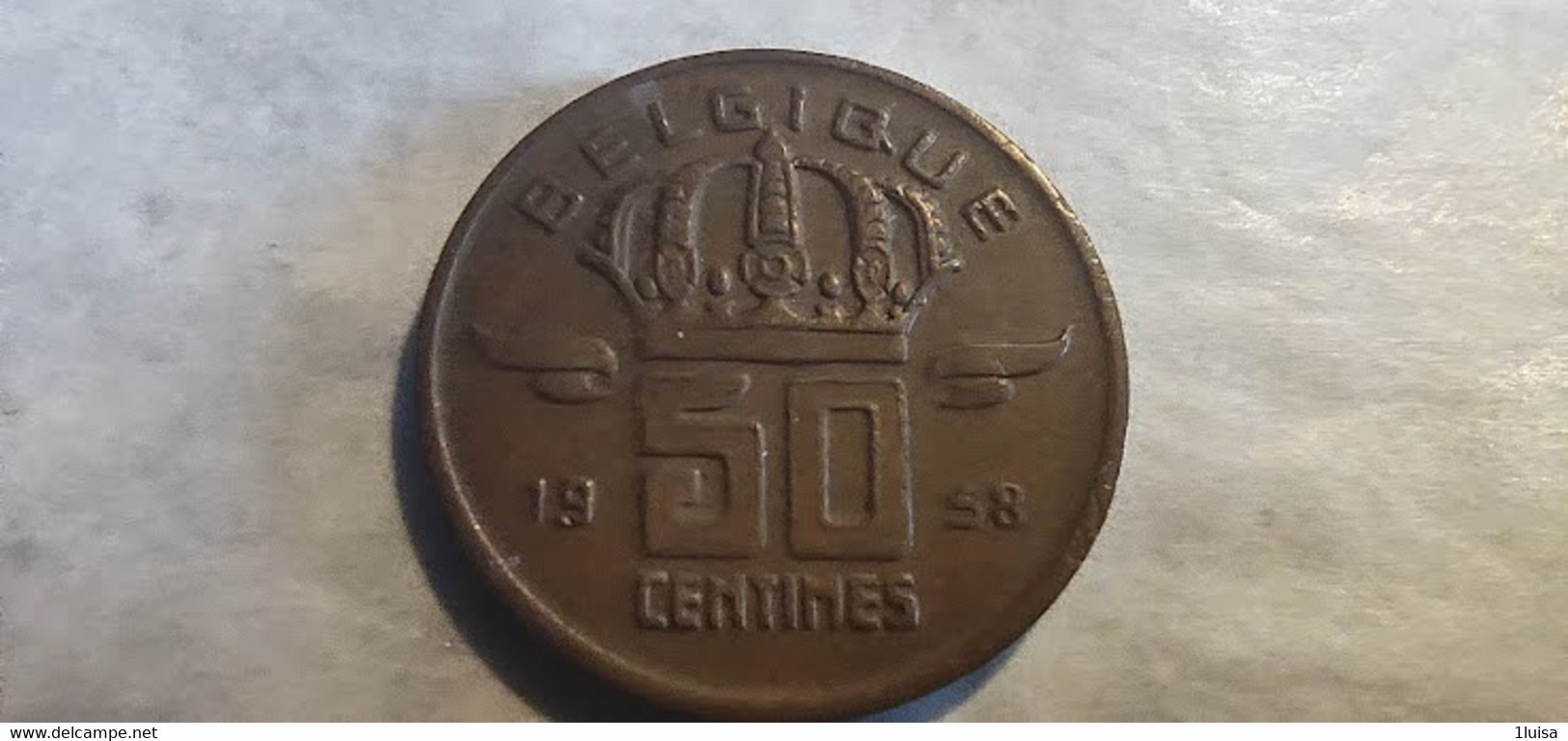 Belgio 50 Cent 1958 - Sammlungen