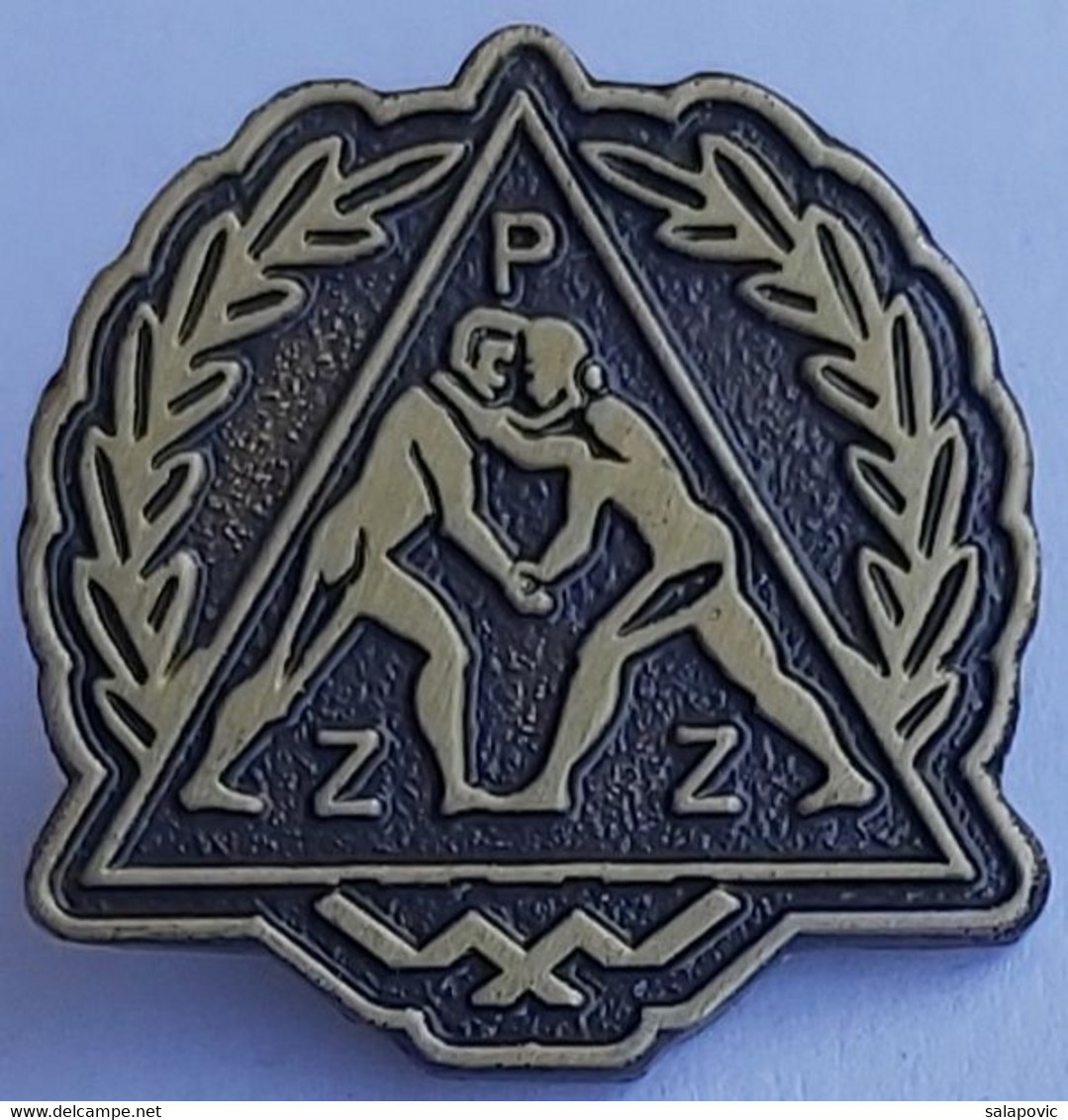 PZZ Poland Wrestling Federation Union Association PIN A7/7 - Wrestling