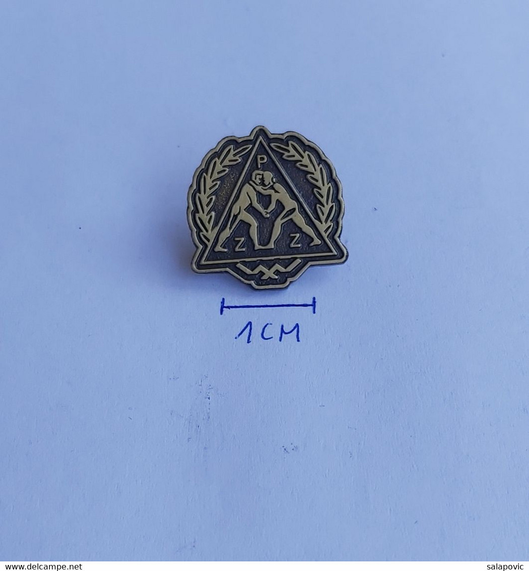 PZZ Poland Wrestling Federation Union Association PIN A7/7 - Lucha