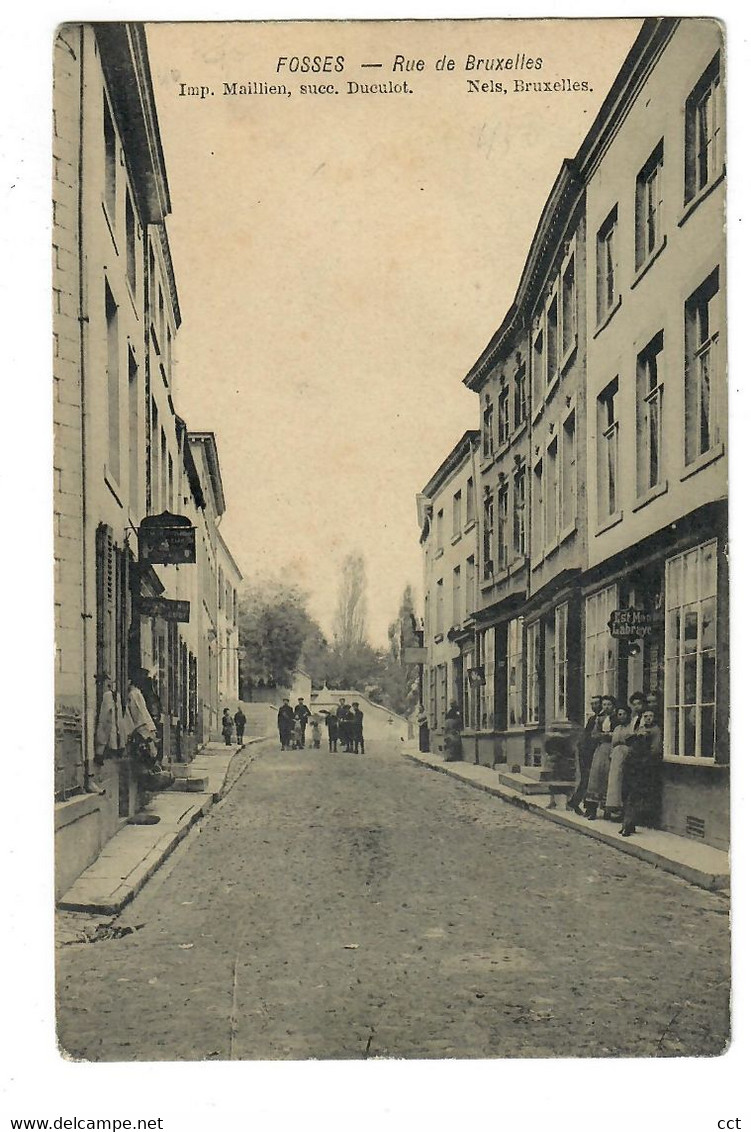 Fosses  Fosse   Trois-Ponts   Rue De Bruxelles   Imp Maillien Nels Bruxelles - Trois-Ponts