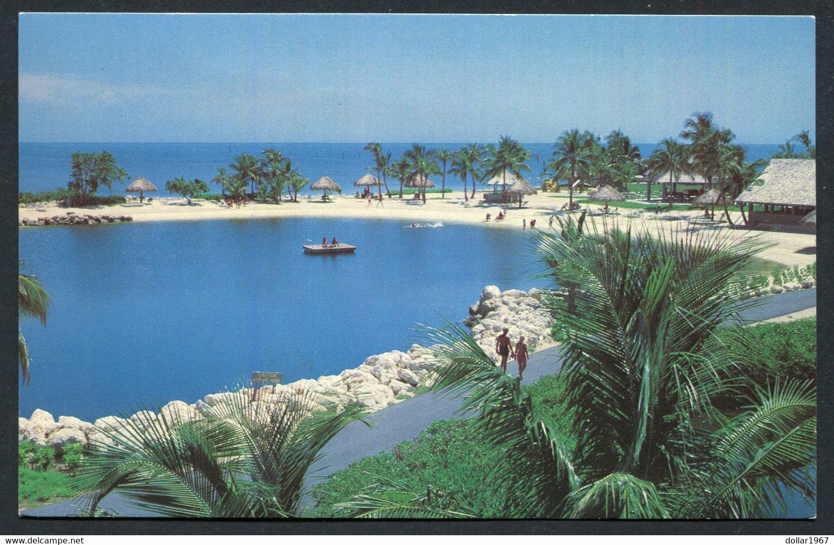 Key Largo, Florida , Aerial View Of Buccaneer Island. - Not  USED  - 2 Scans For Condition.(Originalscan !!) - Key West & The Keys