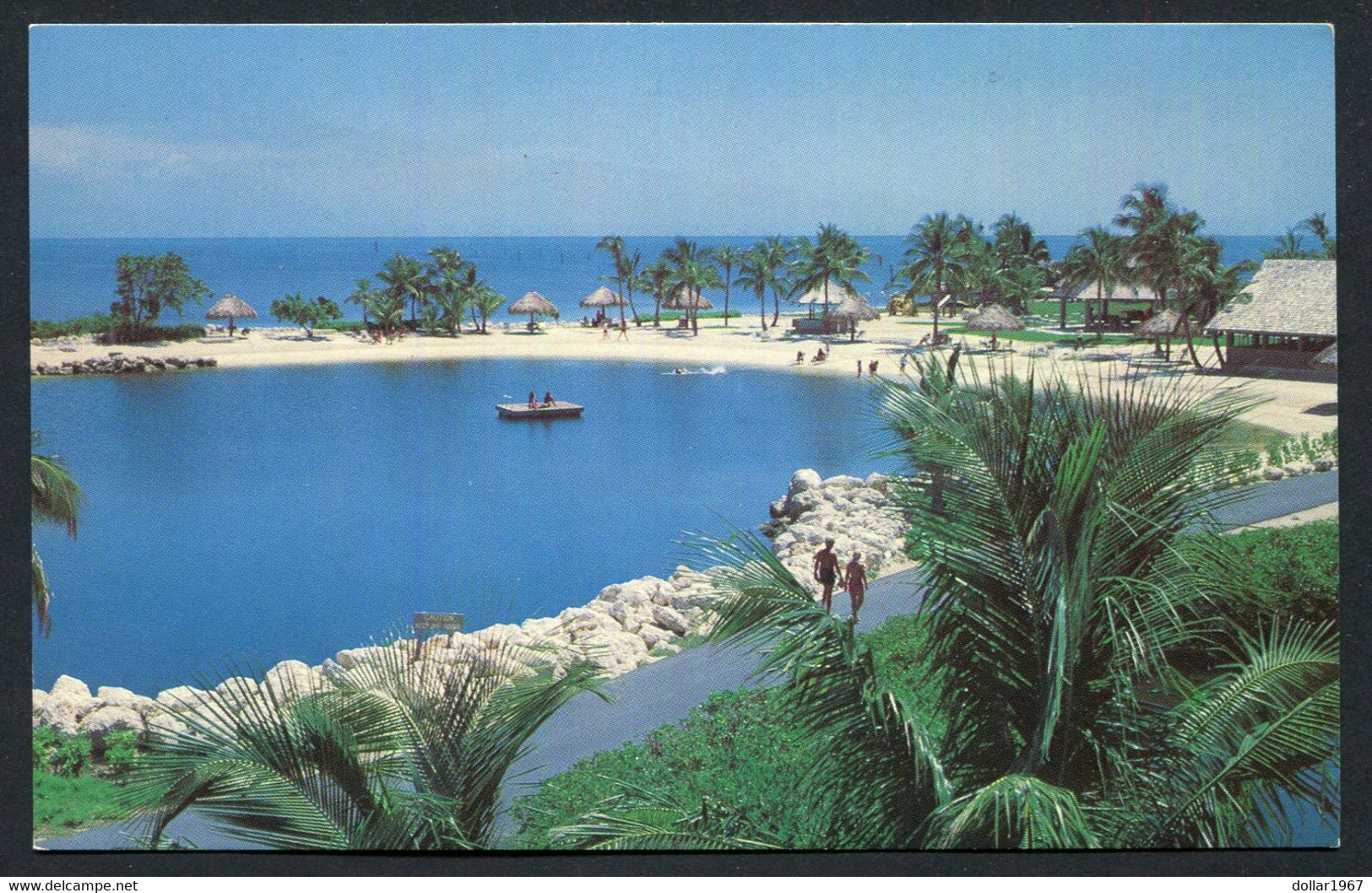 Key Largo, Florida , Aerial View Of Buccaneer Island. - Not  USED  - 2 Scans For Condition.(Originalscan !!) - Key West & The Keys