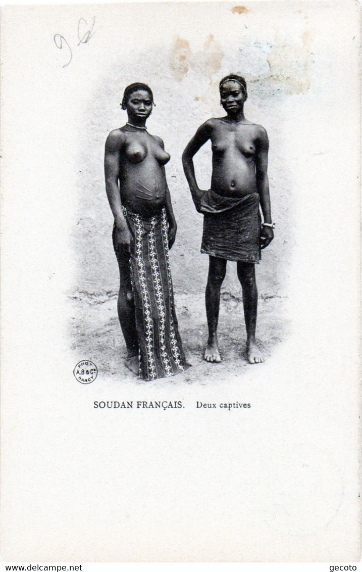 Soudan Français - Deux Captives En 1903 - Mali
