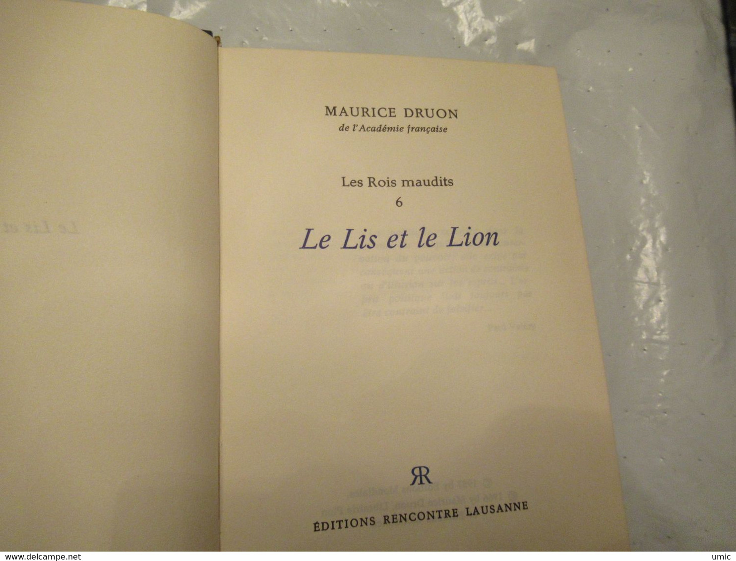 3 volumes de Maurice Druon