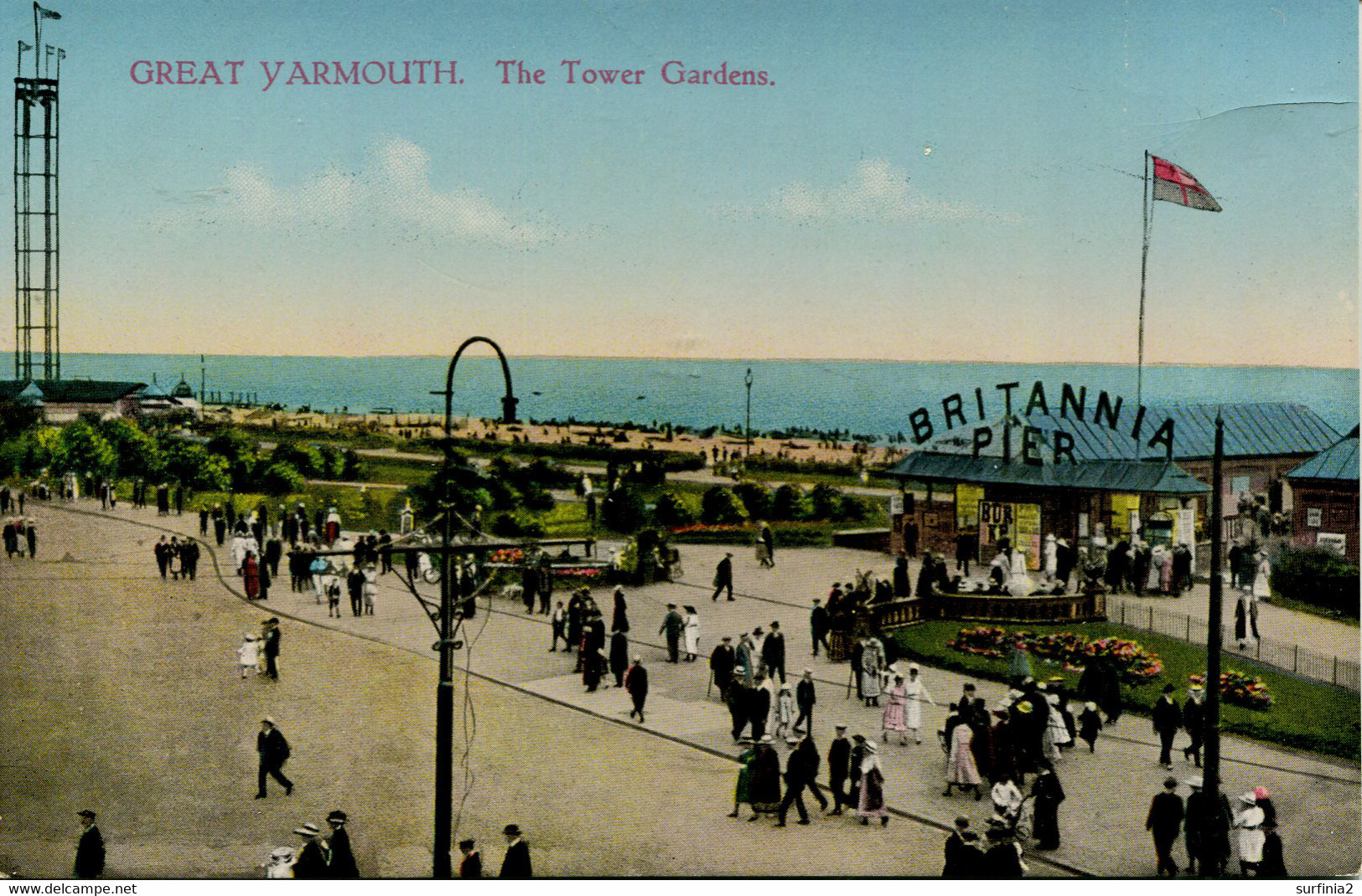 NORFOLK - GREAT YARMOUTH - THE TOWER GARDENS Nf786 - Great Yarmouth