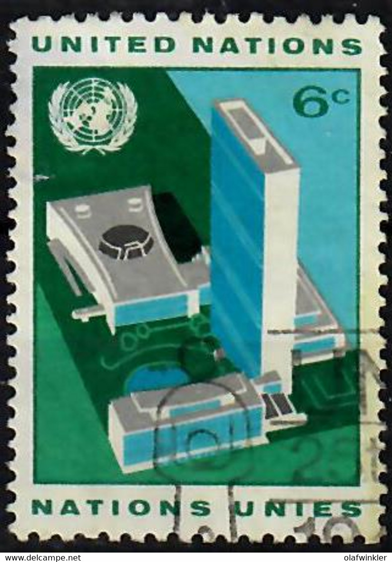 1968 U.N. Headquarters Sc 187 / YT 181 / Mi 203 Used / Oblitéré / Gestemplet [zro] - Used Stamps